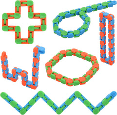 Fidget Frenzy Wacky Track Snaps Assorted Colors 1ct