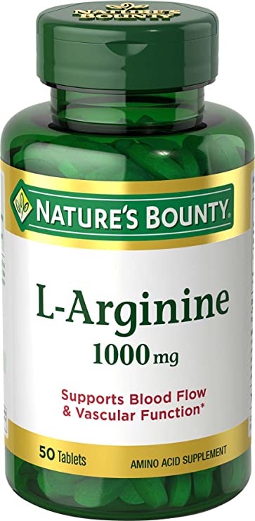 Nature's Bounty L-Arginine 1000mg (50 tablets)