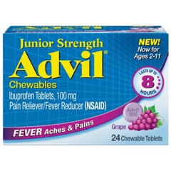 Advil Junior Strength Chewables Grape Flavor (24ct)