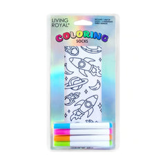 Living Royal Coloring Socks Assorted 1ct