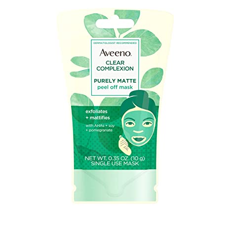 Aveeno Clear Complexion Purely Matte Single Use Peel Off Mask 0.35 oz