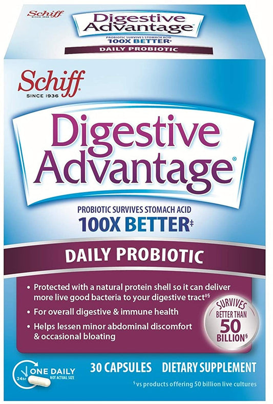 Digestive Advantage Daily Probiotics 30 Cap
