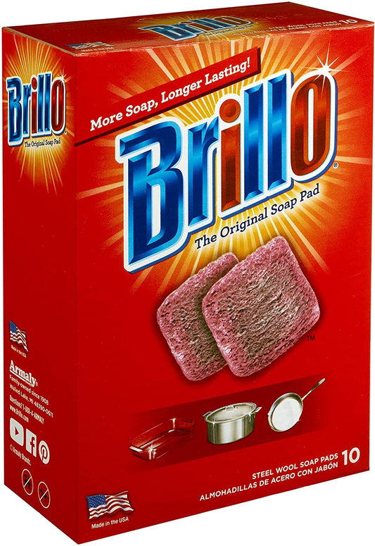 Brillo Steel Wool Soap Pads 10ct