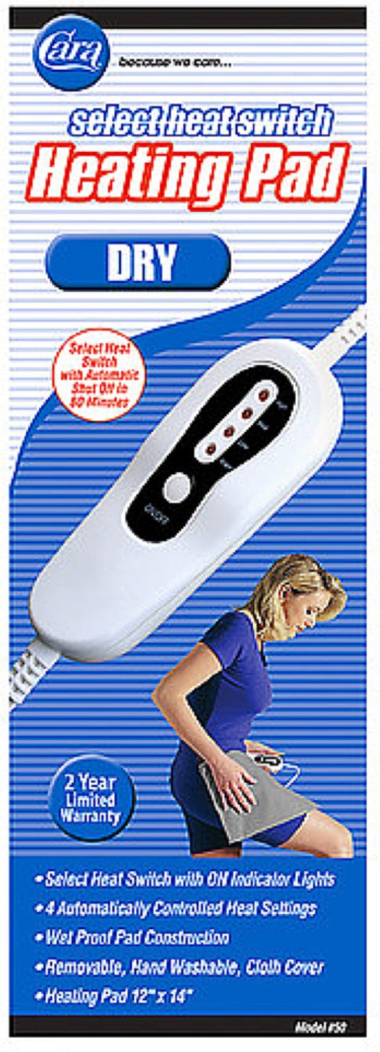 Cara Dry Heating Pad with Select Heat Switch