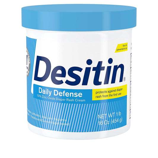 Desitin Daily Defense Baby Diaper Rash Cream with 13% Zinc Oxide 16 oz