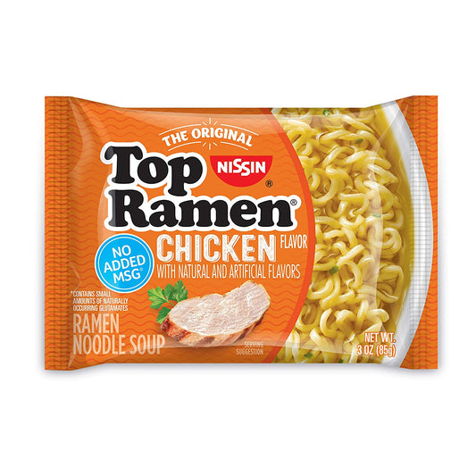 Nissin Top Ramen Chicken Noodle Soup 3oz (1count)