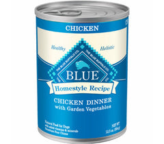 Blue Homestyle Recipe Chicken Dinner w/ Garden Vegetable Dog Food 12.5oz