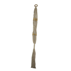 42" Beaded Cotton Woven Hanger