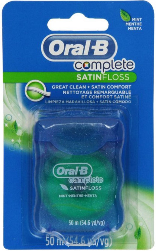 Oral-B Complete Mint Satin Floss (54.6yd)