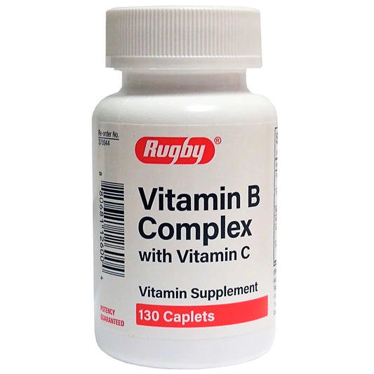 Rugby Vitamin B Complex with Vitamin C 130 capsules