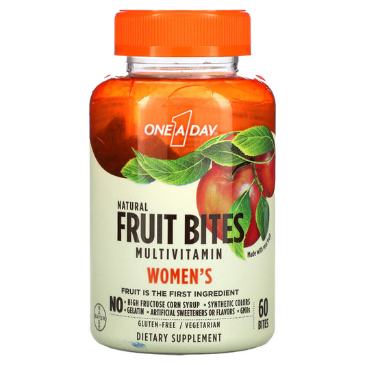 One A Day Natural Fruit Bites Multivitamin Women's (60 bites)