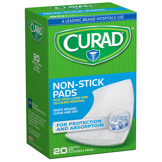 Curad Small Non-Stick Pads- 20 Count