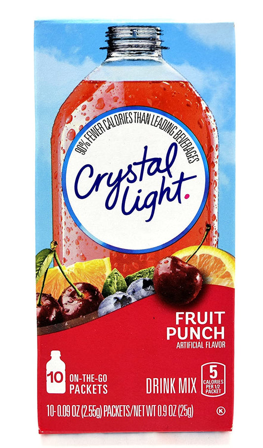 Crystal Light Fruit Punch 10 On-The-Go Packets