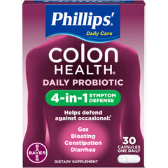 Phillips Colon Health Daily Probiotic 4-in-1 Symptom Defense (30 capsules)