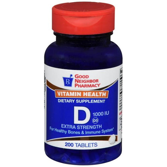 Good Neighbor Pharmacy Vitamin D3 25mcg (1000iu) 200 tablets
