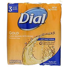 Dial 0.3% Soap 3pk 4oz bars total 12oz