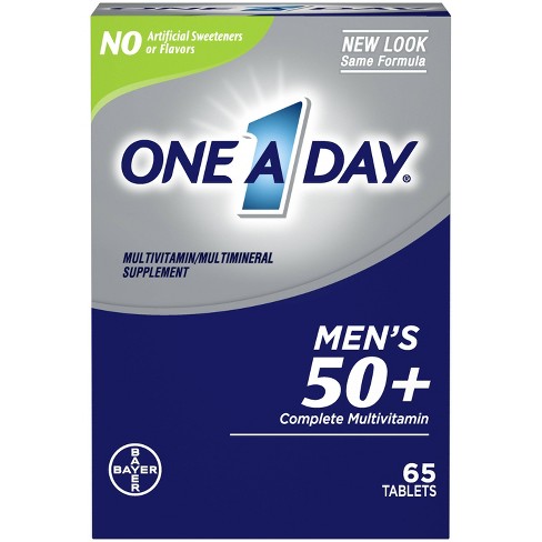 One A Day Men's 50+ Complete Vitamins (65 tablets)
