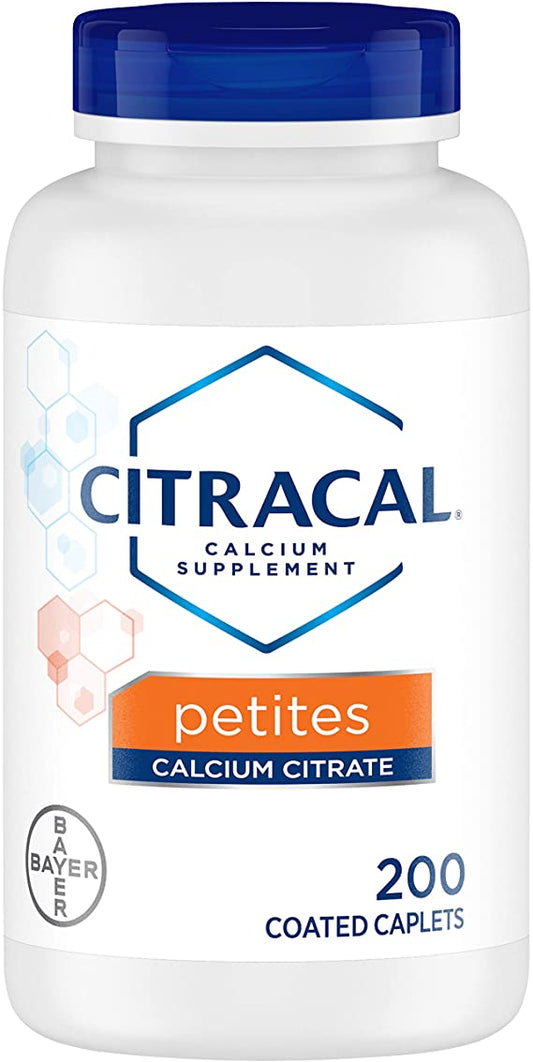 Citracal Calcium Citrate + D3 Petites (200 coated caplets)