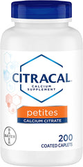 Citracal Calcium Citrate + D3 Petites (200 coated caplets)