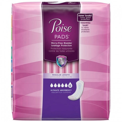 Poise Fresh Protection Pads Ultimate Absorbency #6 (33 count)