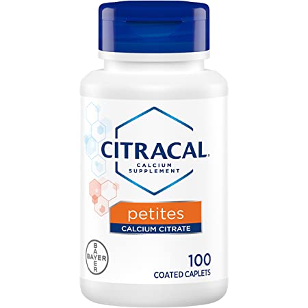 Citracal Calcium Citrate + D3 Petites (100 coated caplets)