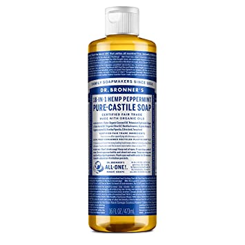 Dr. Bronner's Hemp Peppermint Castile Soap 16 oz