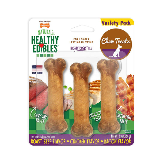 Nylabone Healthy Edibles Varitey Pk