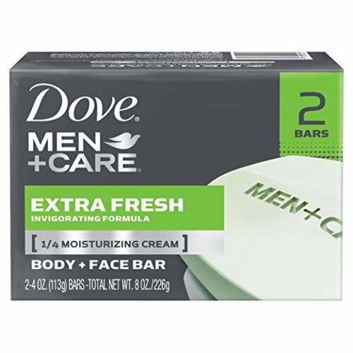 Dove Men+Care Extra Fresh Body + Face Bars 7.5 oz 2 ct.