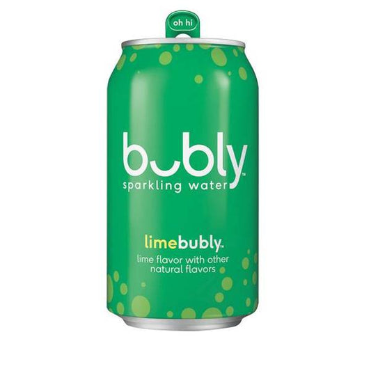 Bubly Sparkling Water Lime Flavor 12oz