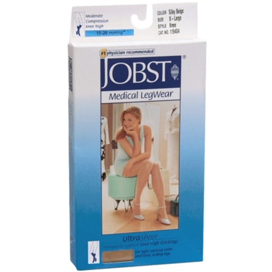 JOBST KNEE HI 15-20 BEIGE EXTRA LARGE