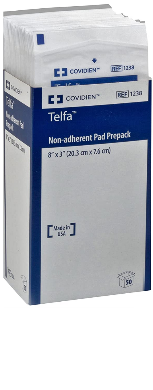 Telfa Non-adh Pds Prepack 8"x3"