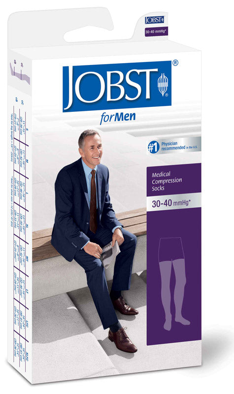 JOBST THIGH HI 30-40 LARGE BLACK