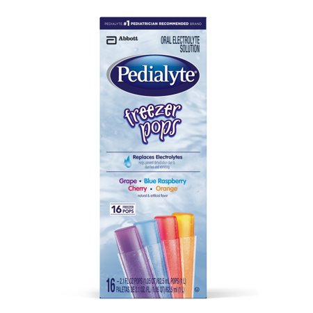 Pedialyte Freezer Pops Assorted Flavors 16count