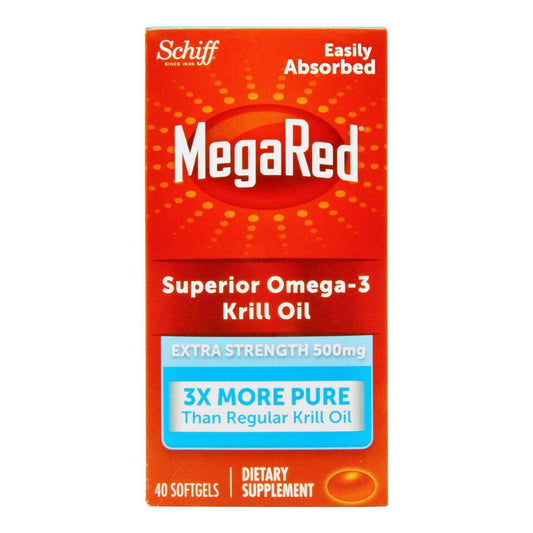 MegaRed Superior Omega-3 Krill Oil (40 softgels)
