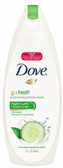 Dove Refreshing Body Wash 12 oz