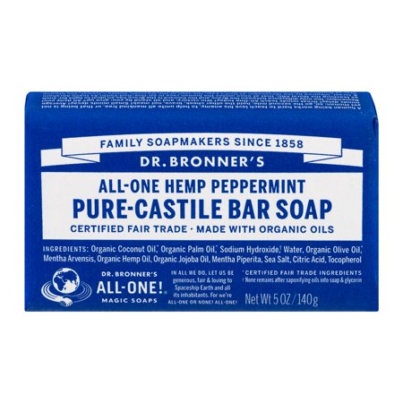Dr.Bronners Bar Peppermint Soap 5oz