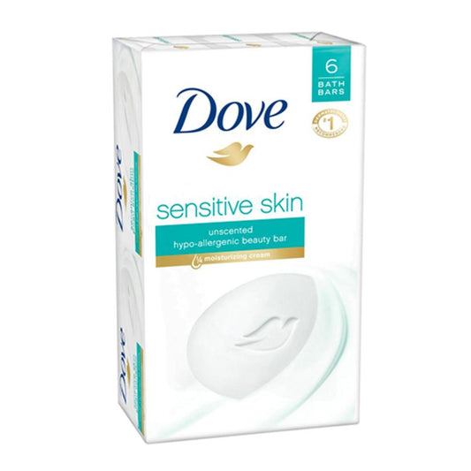 Dove Sensitive Skin Soap Bars 22.5 oz 6 ct.