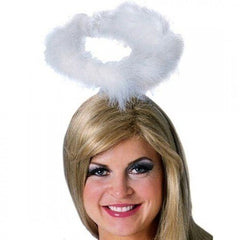 Angel Marabou Halo Headband