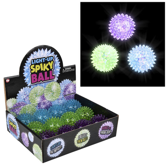 Light-Up Spiky Ball 1ct