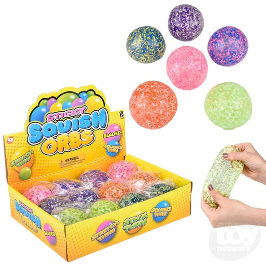 Sticky Squish Orbs Assorted Colors 1ct