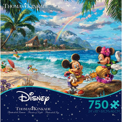 Disney Mickey and Minnie in Hawaii Puzzle 750pc