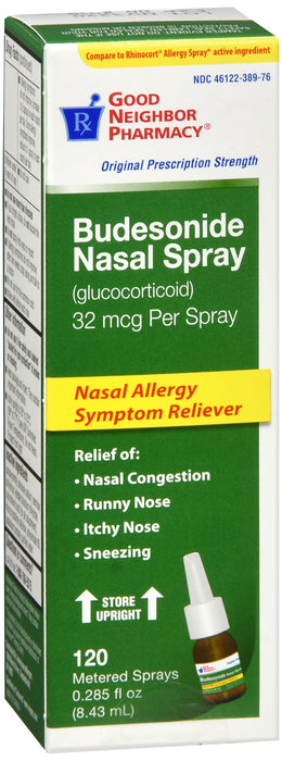 Good Neighbor Pharmacy Budesonide Nasal Spray 120 Sprays 0.285fl oz