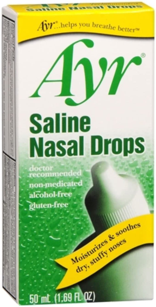 Ayr Saline Nasal Drops 1.69fl oz