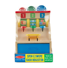 MELISSA & DOUG SPIN & SWIPE CASH REGISTER