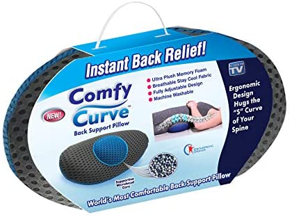 COMFY CURVE BACK SUPPORT PILLOW