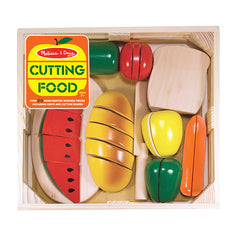 MELISSA & DOUG CUTTING FOOD 25 WOODEN PIECES