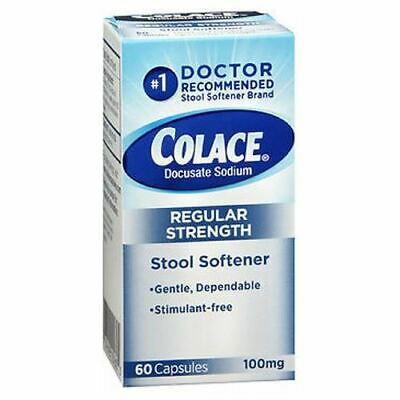 Colace Regular Strength Stool Softener (60 Capsules)