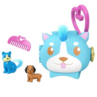POLLY POCKET PET CONNECTS DOG AT A DOG SHOW COMPACT PLAYSET AGE 4+