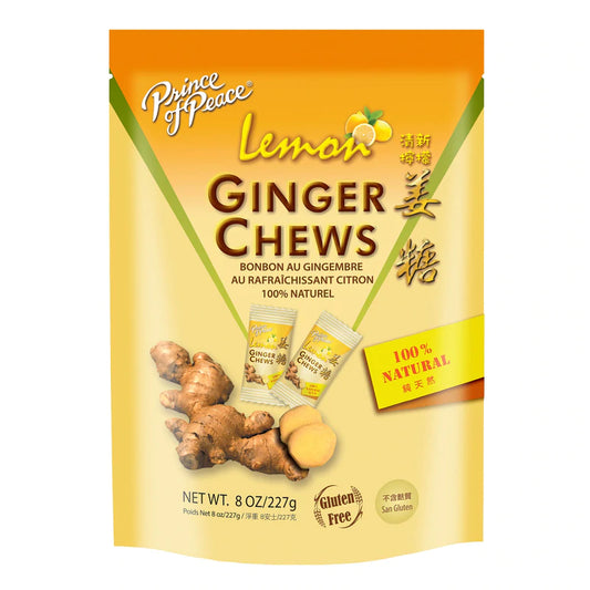 Prince of Peace Lemon Ginger Chews 4oz