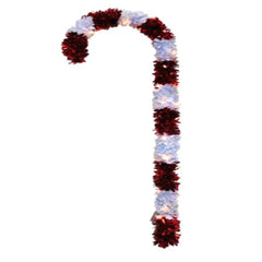 Young Craft Tinsel Jumbo Candy Cane
